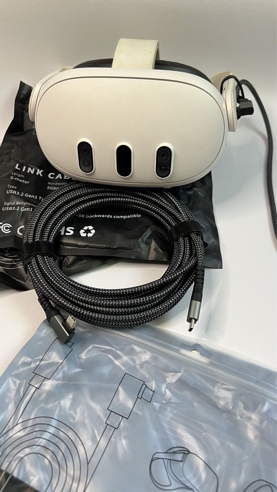 Кабель Oculus Link Type-C – Type-C, 5м, для Oculus Quest 1/2/3