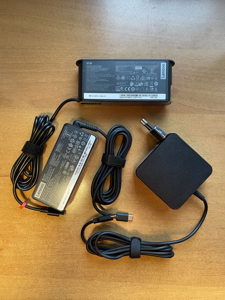 Блок Питания Зарядка Зарядное Устройство Lenovo IdeaPad USB C 65W 95W