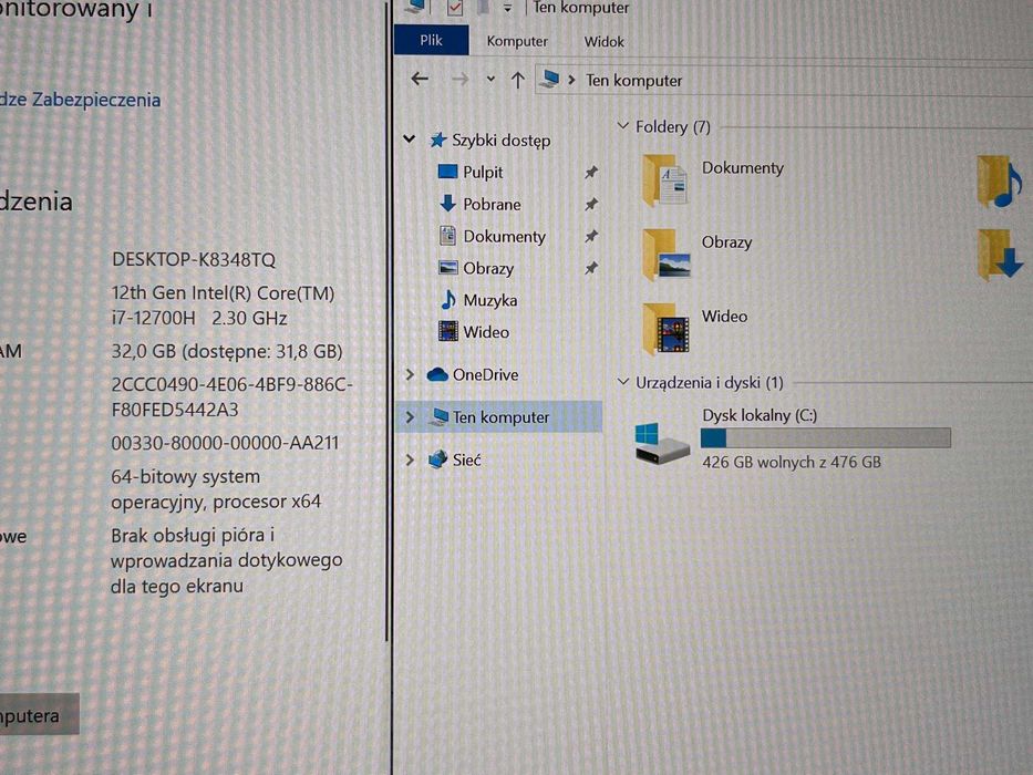 Lenovo ThinkPad X1 Extreme G5 i7-12700H 32GB 512GB RTX 3050Ti Idealny