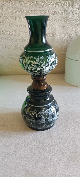 Lampa naftowa zielona
