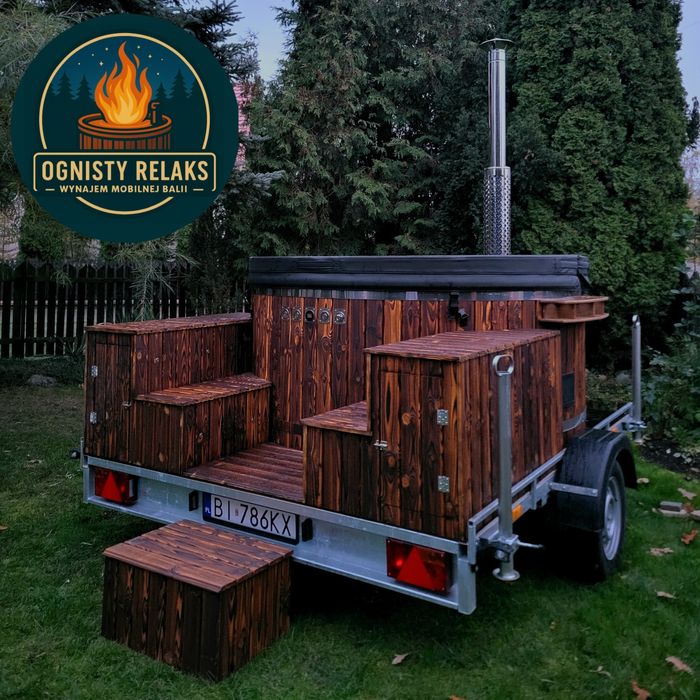 WYNAJEM Mobilna Balia/Bania/podgrzewane jacuzzi