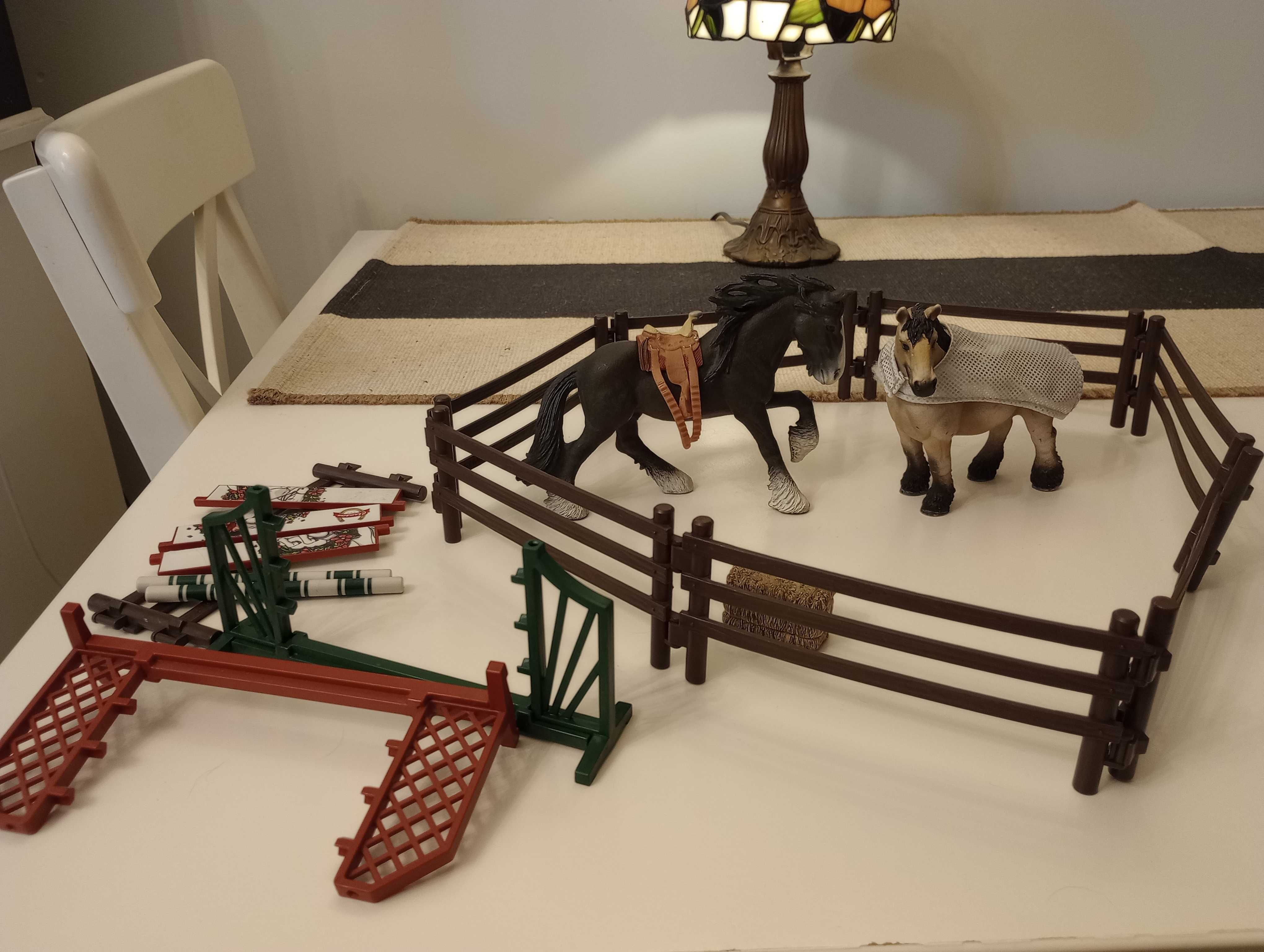 SCHLEICH koń przeszkody płotek gratis