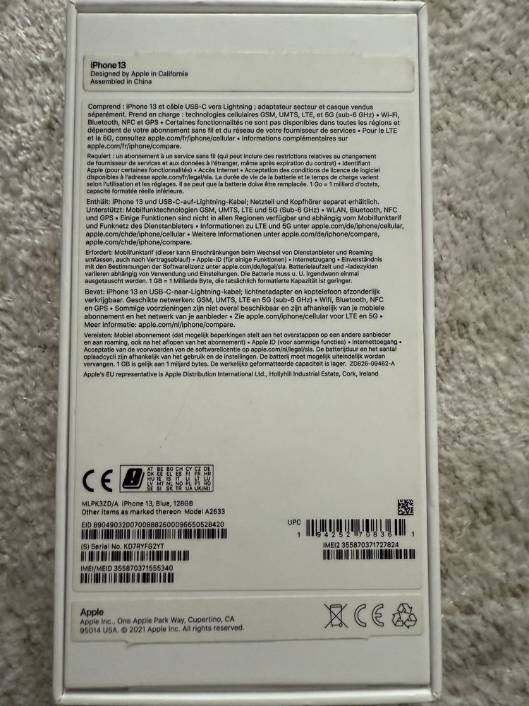 IPhone 13 pamięć 128 GB