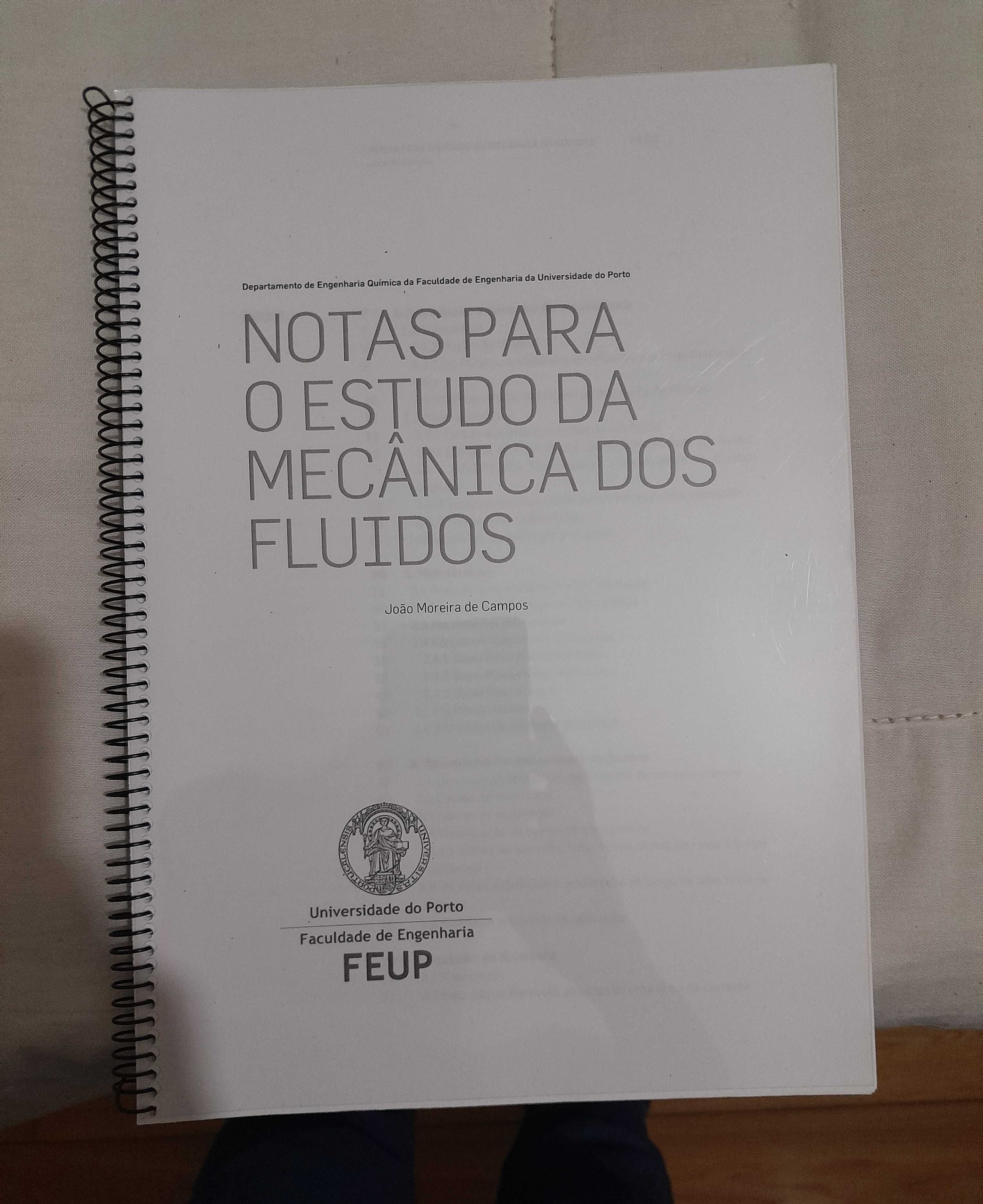 Notas para o Estudo da Mecânica dos Fluidos de João Moreira de Campos