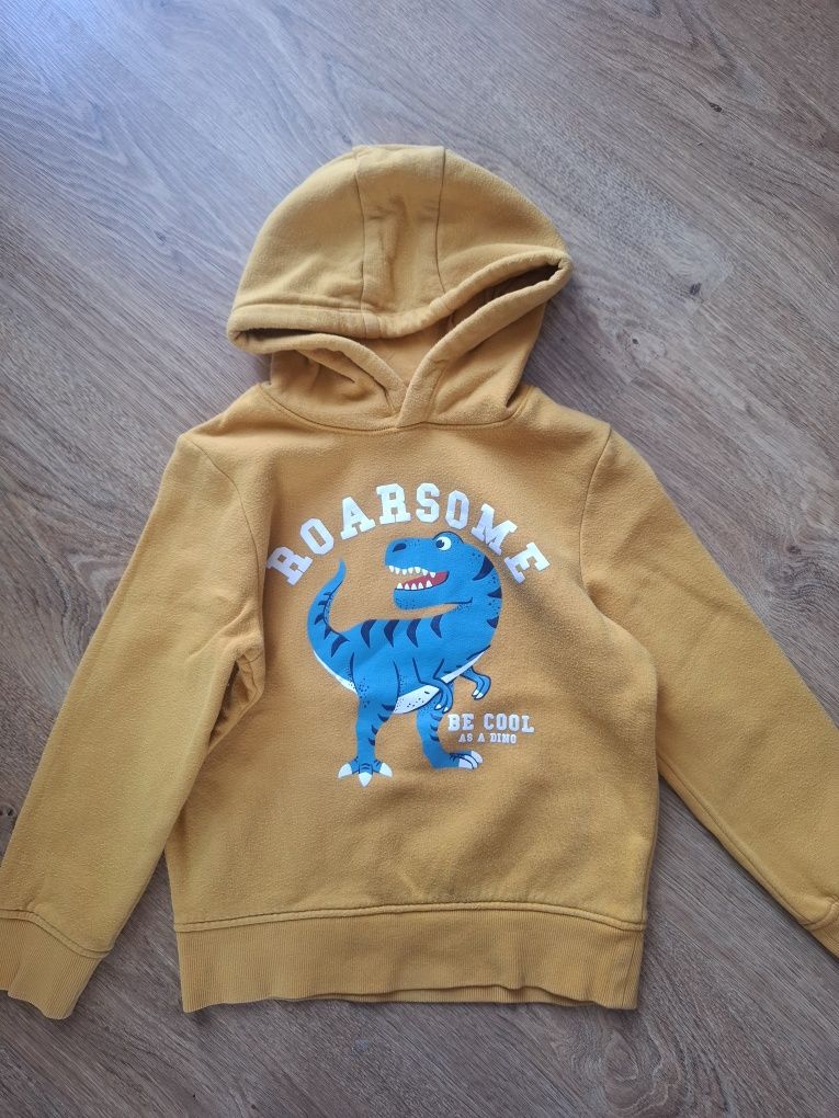 3 bluzy dla fana dinozaurów C&A r.122