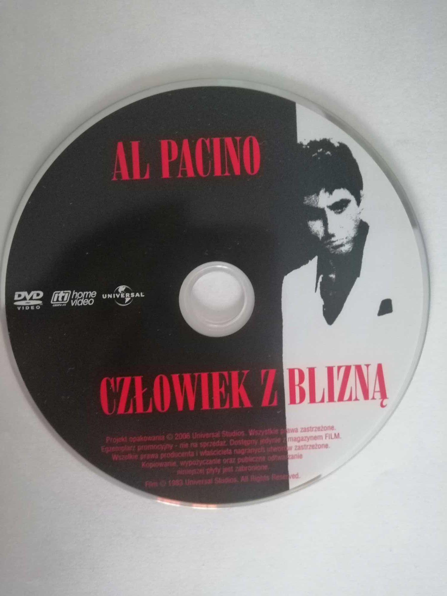 DVD Człowiek z blizną 1983/ 2006 Universal / Lektor PL