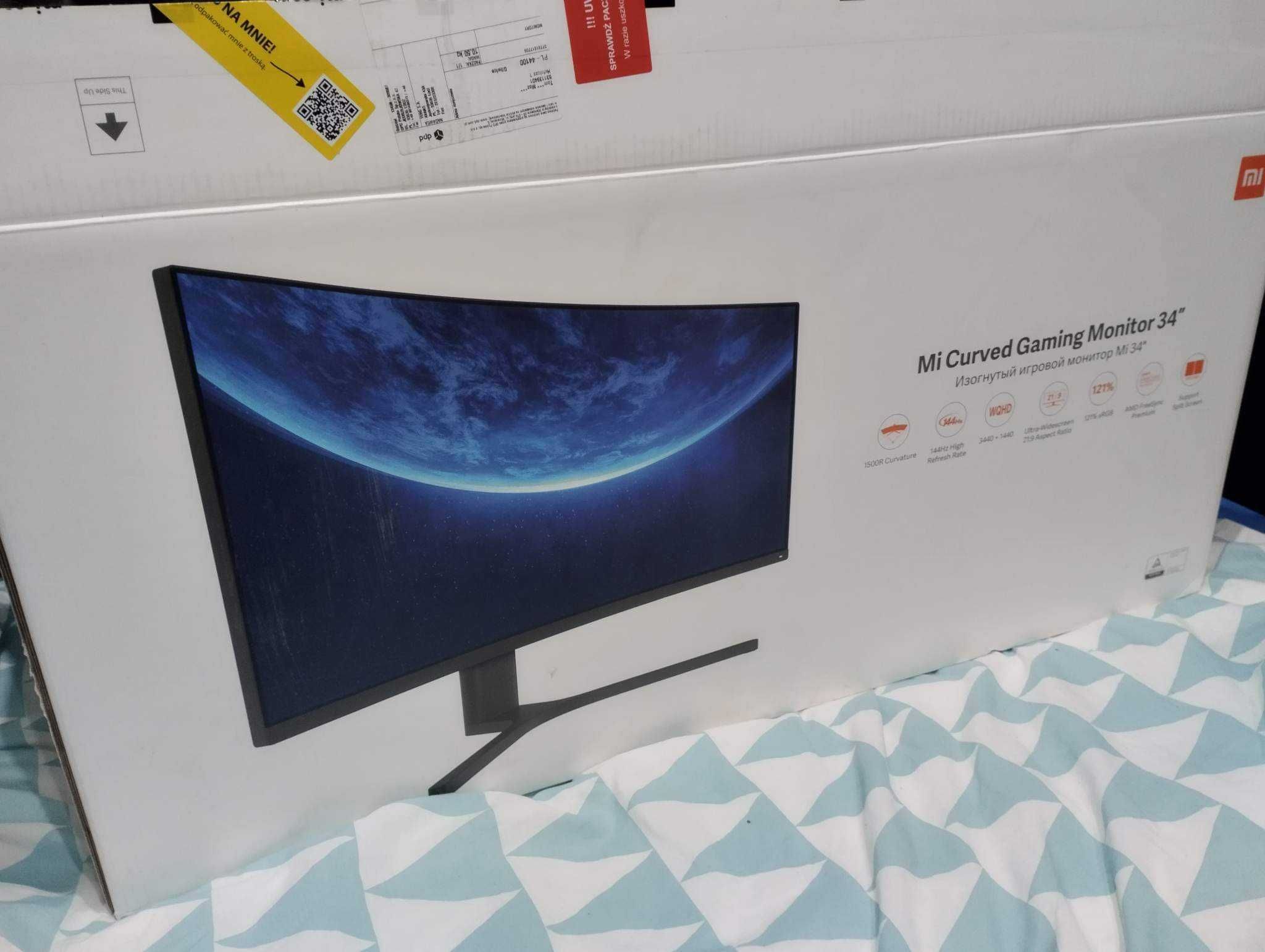 Monitor Mi Curved Gaming 34" uszkodzony ekran