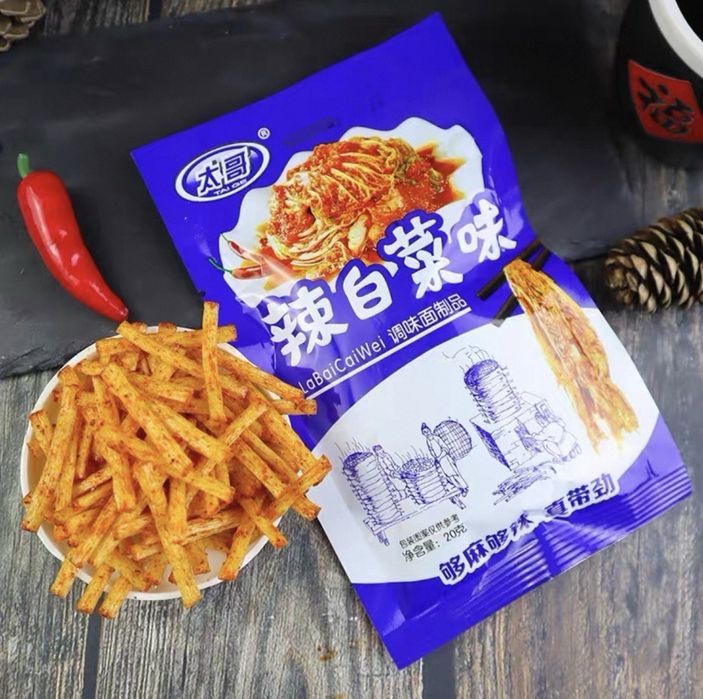 Сухі палички латяо зі смаком «Кімчі»