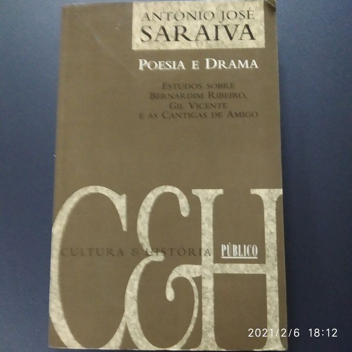 Livro "António José Saraiva"