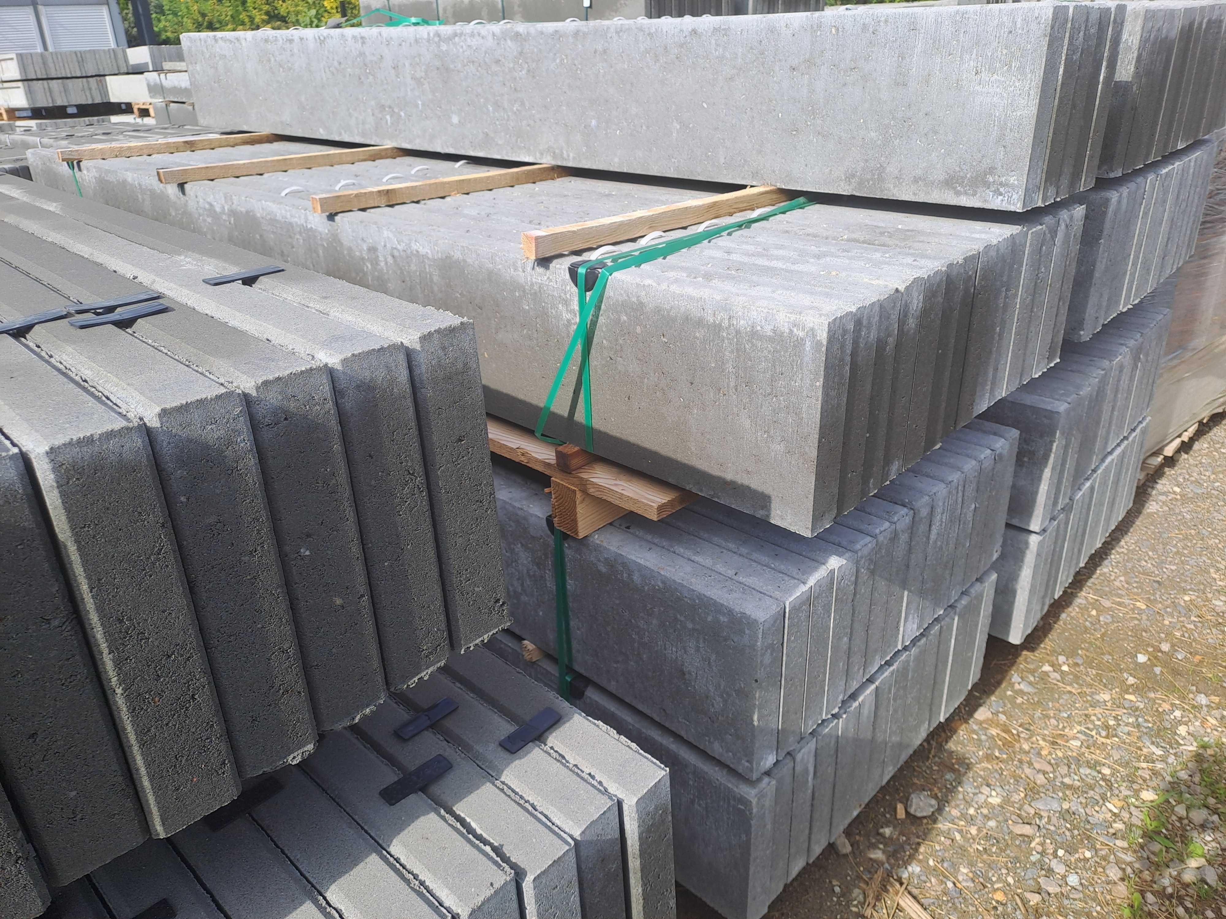 Podmurówka betonowa wibroprasowana gładka H-25cm