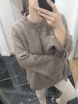 Sweter brązowy półgolf zimowy ciepły winter autumn casual basic Zara 4