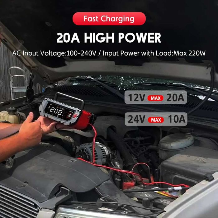 Автоматическое зарядное устройство HTRC P20 Pro 20A 12-24V