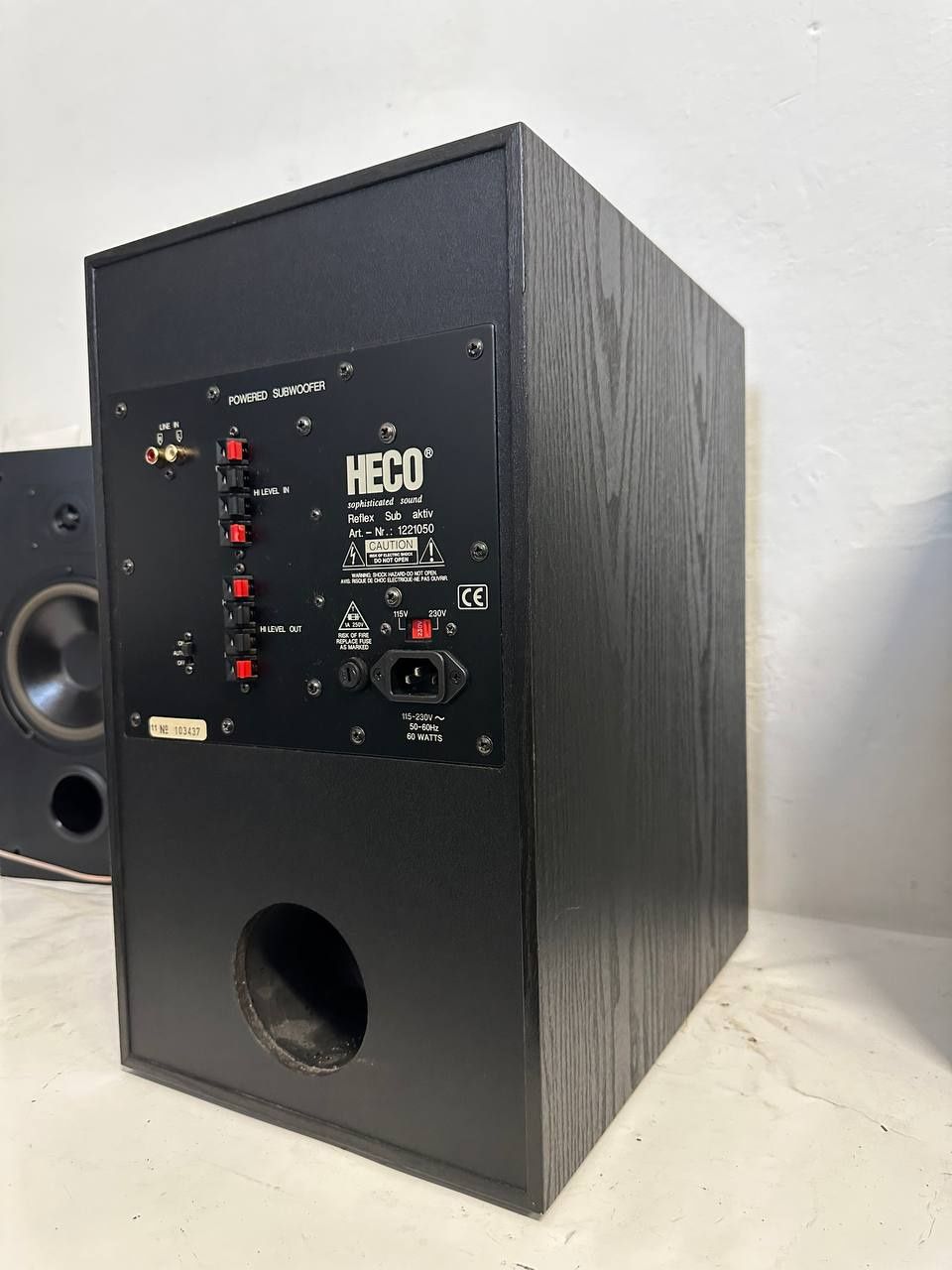 120 W ! Subwoofer aktywny HECO 12210