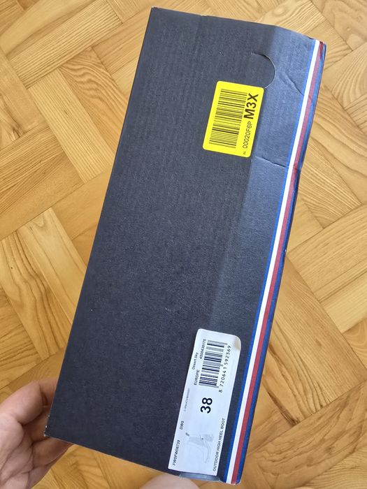 Granatowe botki Tommy Hilfiger rozm. 38