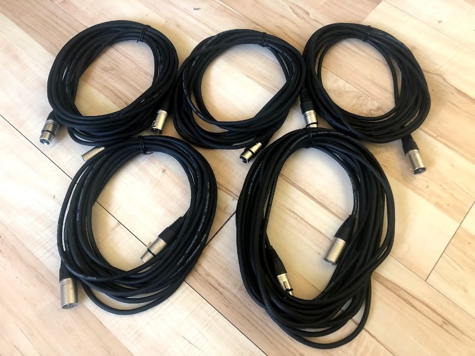 Кабель для микрофона XLR-XLR 10метров Гитарный кабель 6м