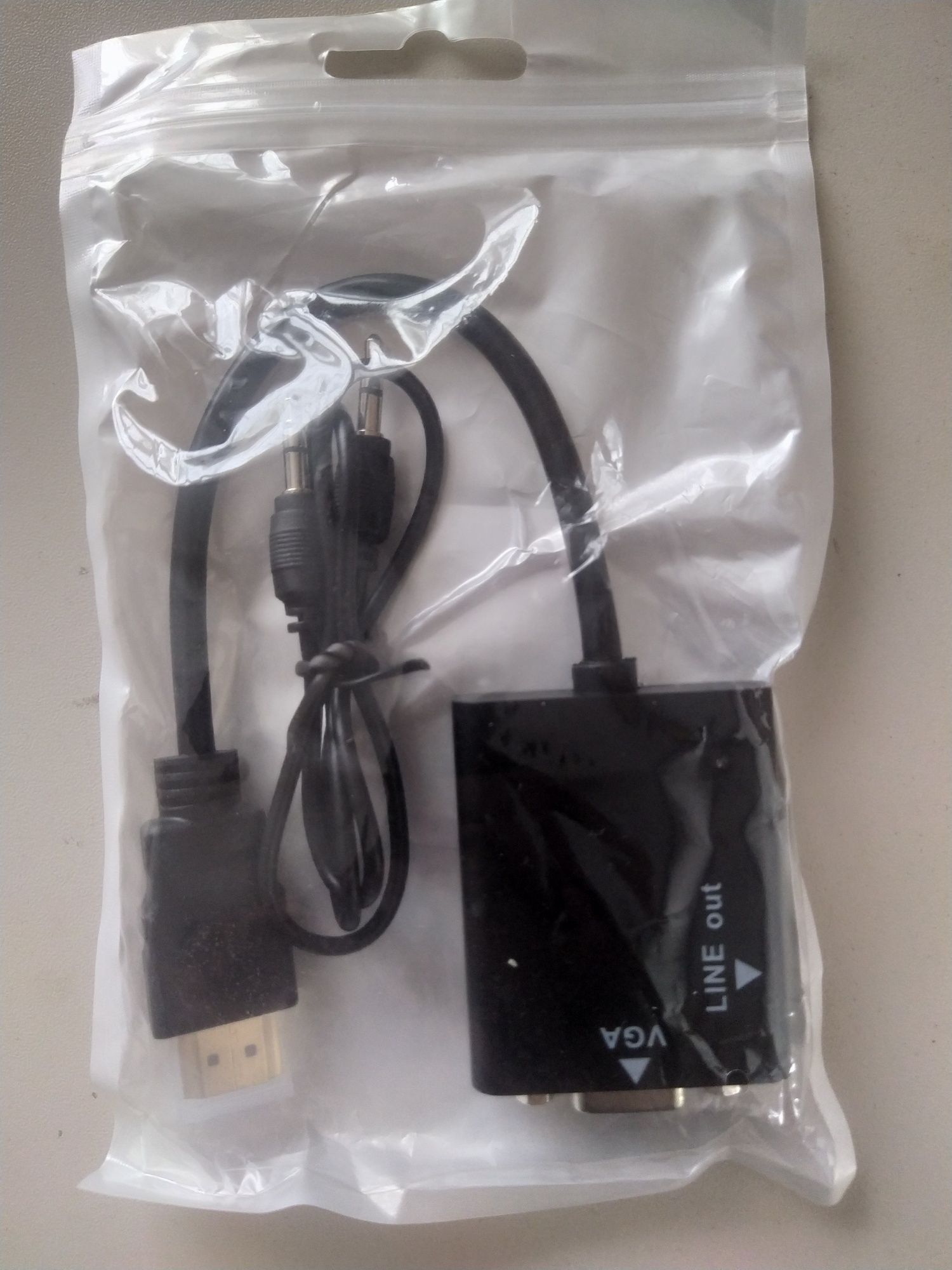 Новий кабель адаптер перехідник HDMI to VGA. 200 грн.