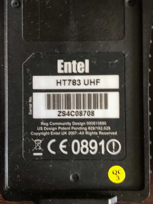 Радиостанция (рация) Entel HT783 UHF в комплекте из двух станций
