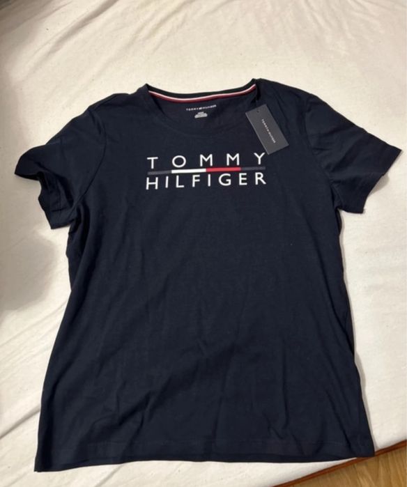 Koszulka damska | widoczne logo | Tommy Hilfiger M 38 | nowa z metką