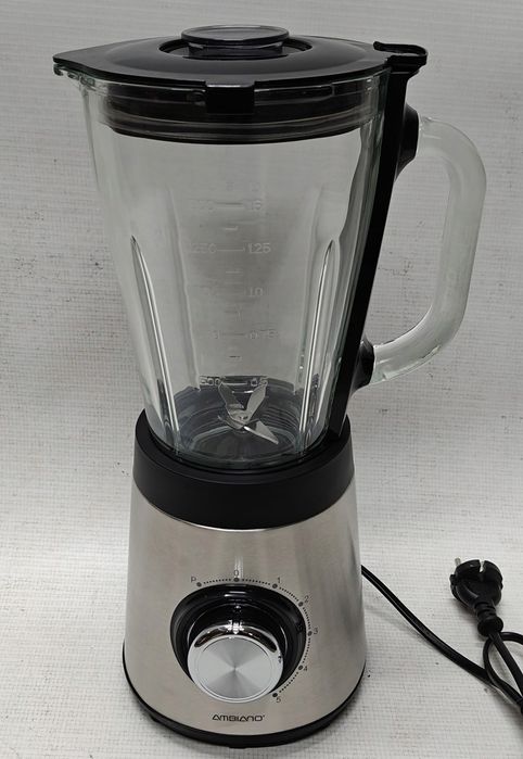 Blender Kielichowy Stojący Ambiano 600W 1,5L Szklany Kielich