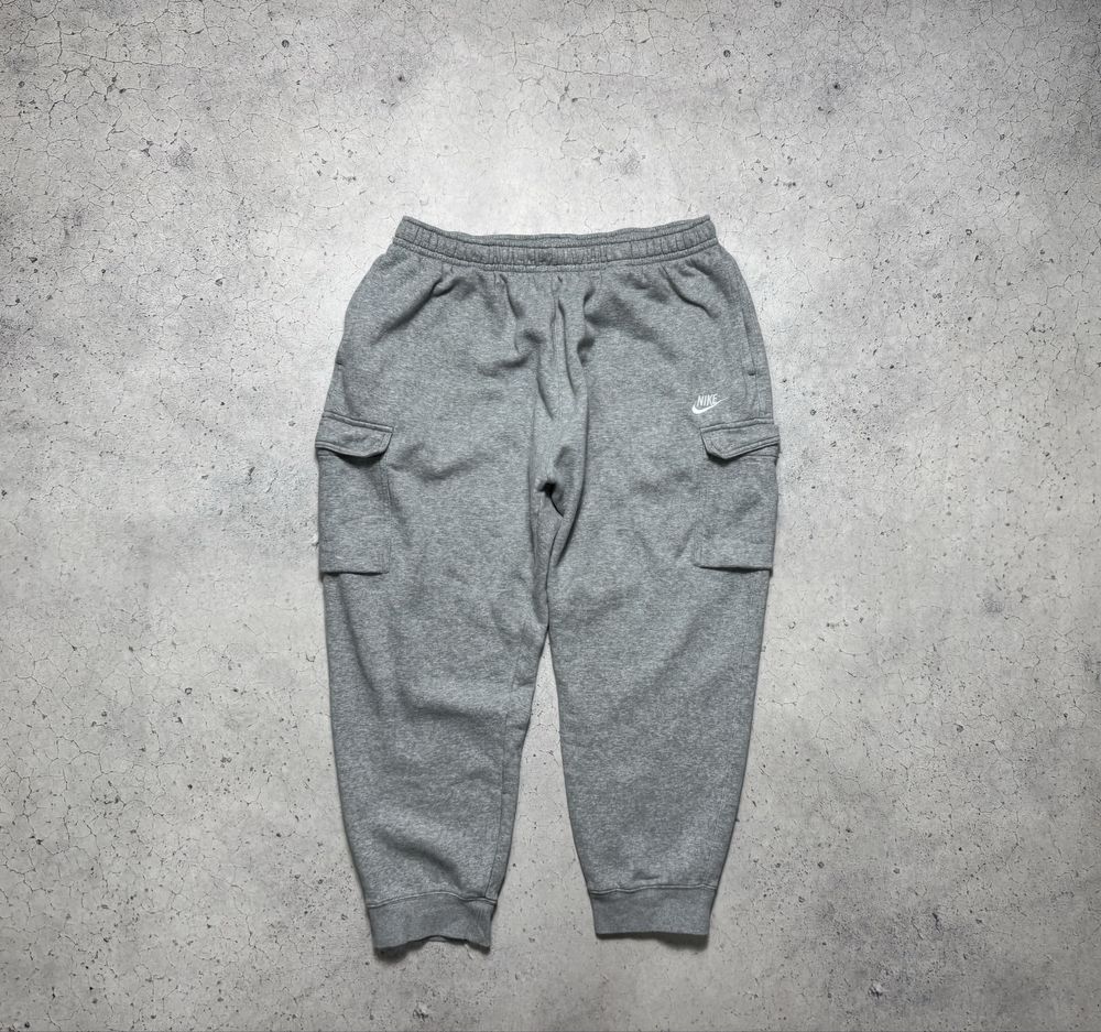 Мужские Карго Штаны Nike NSW Tech Fleece Серые Оригинал XL-XXL