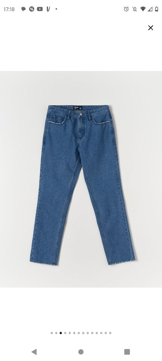 Jeansy regular męskie S