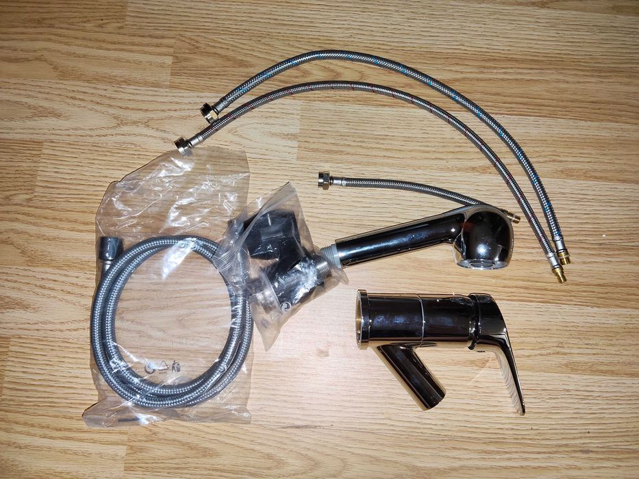 Torneira com mangueira extraivel