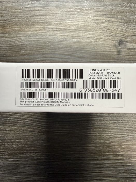 HONOR 400 Pro 12/512 гб
