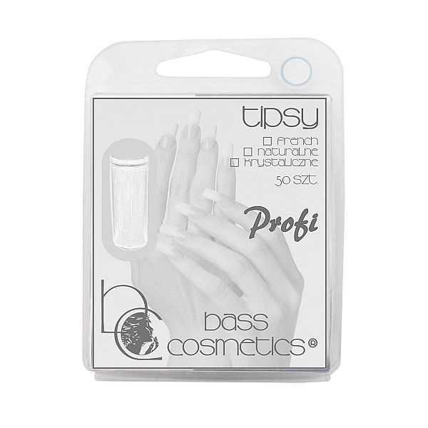 Tipsy Royal z krótką kieszonką przezroczyste 50 szt. #7 / Bass Cosmeti