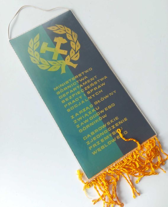 Proporczyk Górnictwo Ministerstwo Górnictwa Departament Bezpieczeństwa