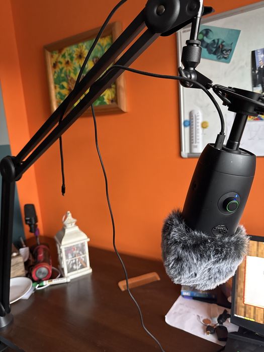 Mikrofon studyjny blue yeti X+ filtr + kosz