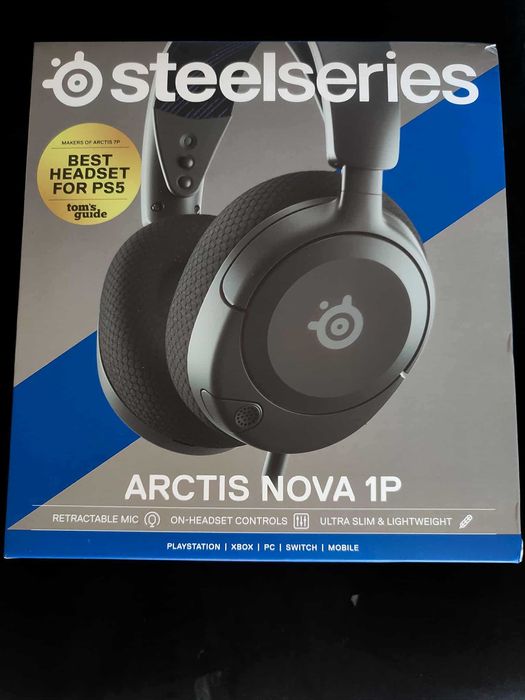 Słuchawki przewodowe Steelseries Arctis Nova 1 PS