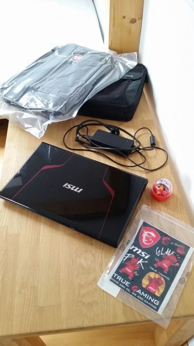 Laptop ge70 -17,3” laptop+zasilacz+torba