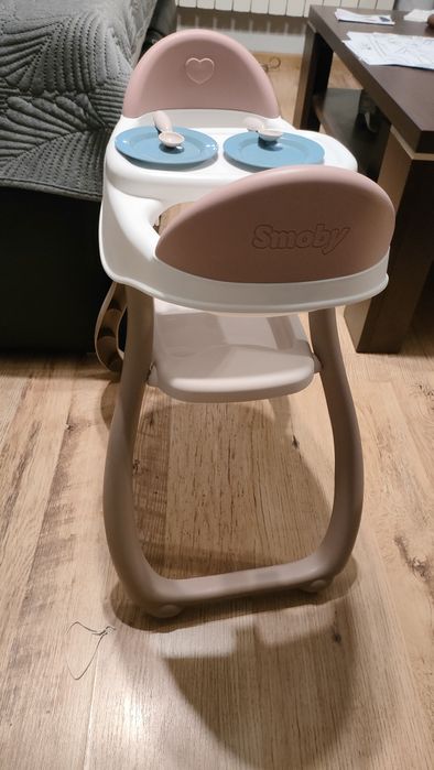 Smoby Baby Nurse Krzesełko Do Karmienia Dla Bliźniąt Lalek