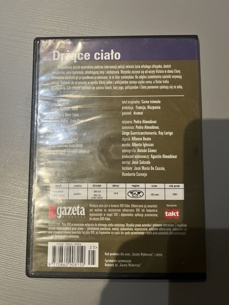 Almodovar - Drżące ciało film Dvd