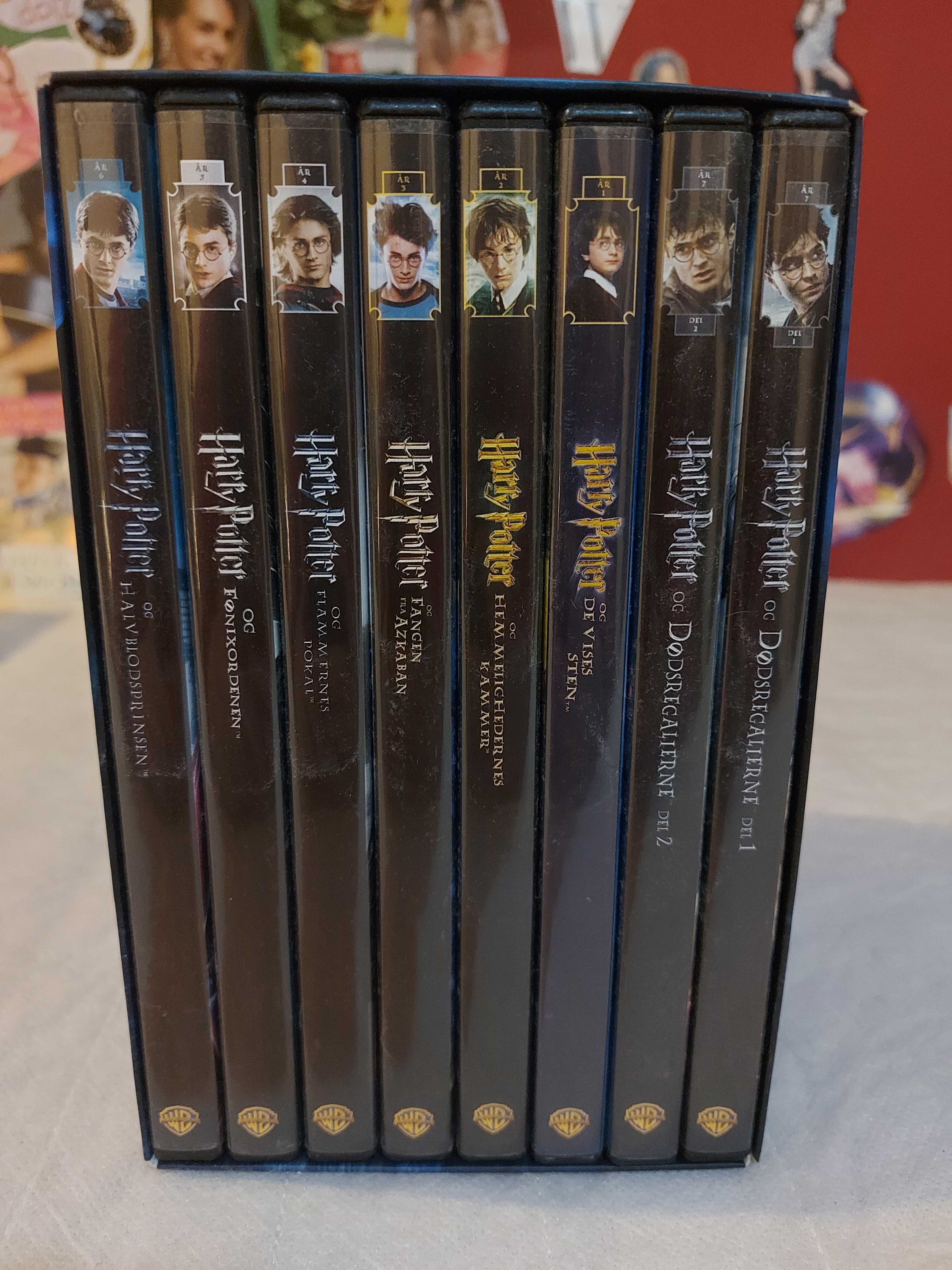 Harrry Potter DVD wszystkie części filmy po angielsku