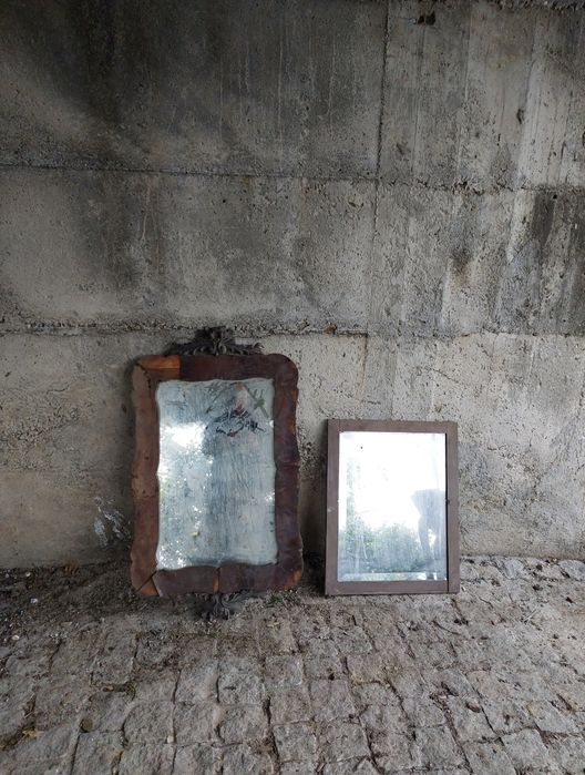 Lote mobília antiga sala jantar e quarto