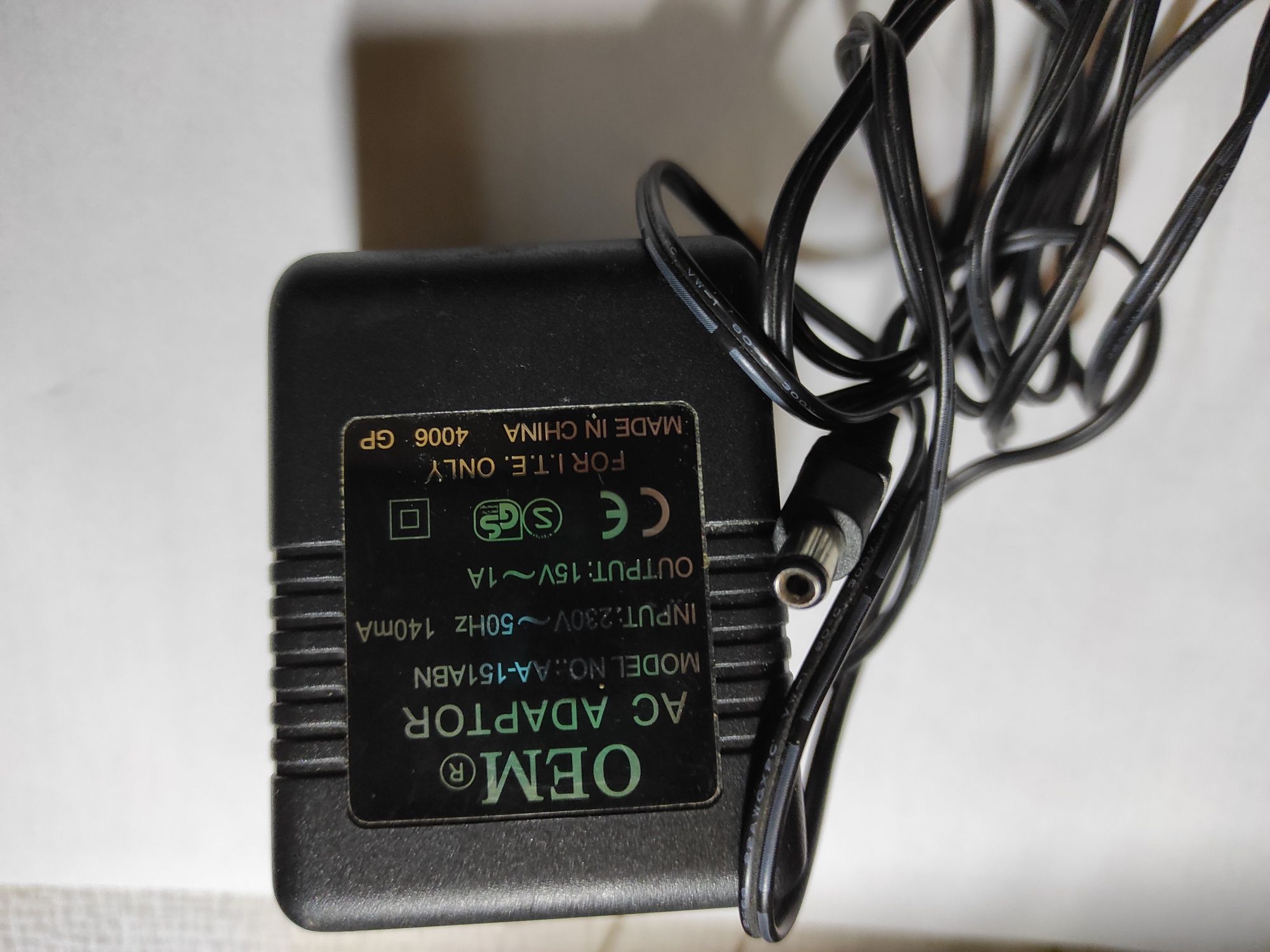 Блоки питания ОЕМ 15v 9v