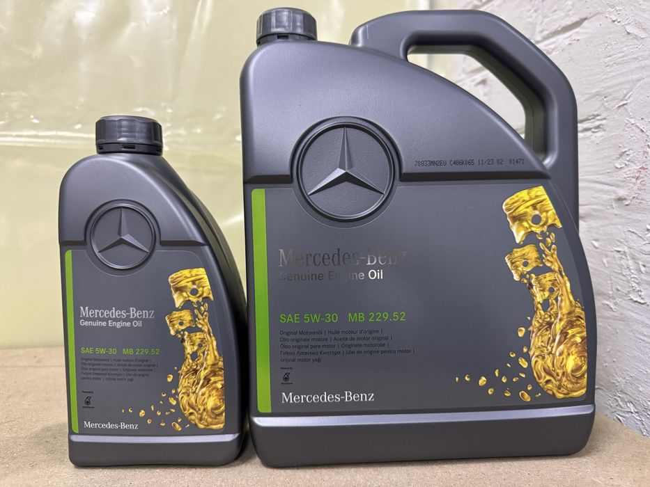 Масло 5W-30, 5W40, 229.51,229.52, 236.14,236.17… Mercedes-Benz