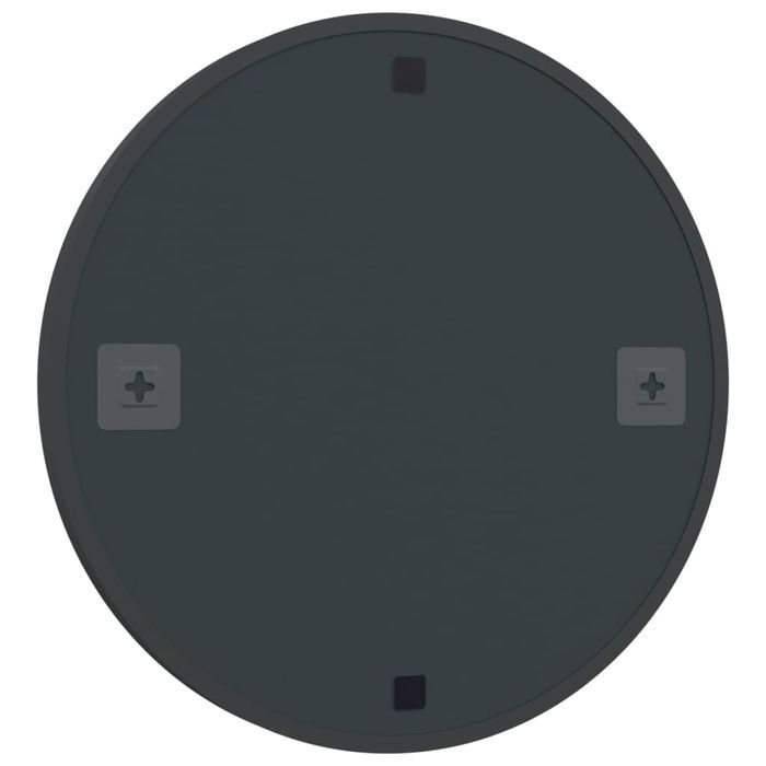 Vidaxl Lustro Ścienne, Czarne, 60 Cm