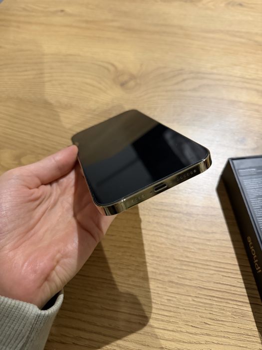 iPhone 13 Pro Max 128 GB Gold – stan idealny, pełen zestaw + dodatki