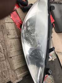 Lampa prawy przod Peugeot 307, przedlift.