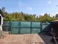 Продам распашные ворота и калитку металл 3 мм