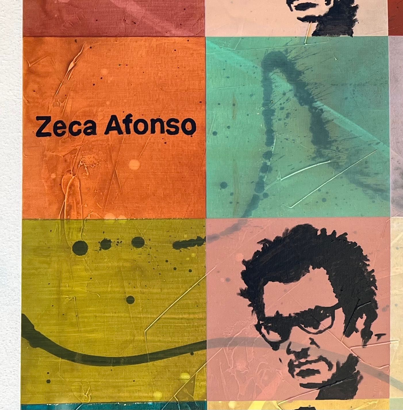 Zeca Afonso - Óleo s/tela