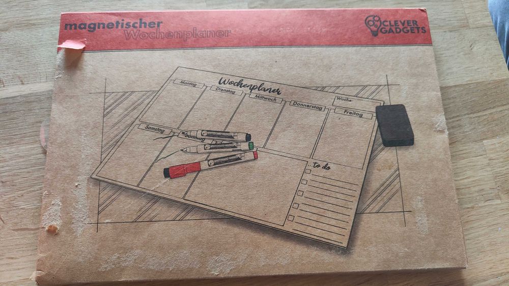 Tablica Magnetyczna 39x26 Cm Na Lodówkę Do Pisania Po Nieniemiecku