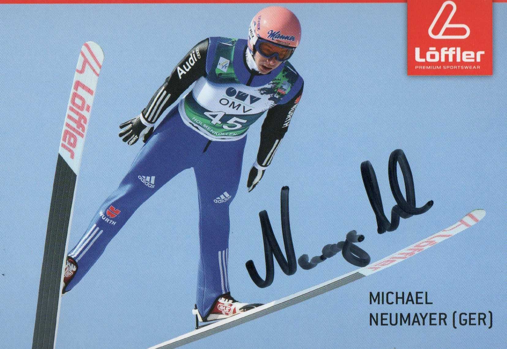 Michael Neumayer - autograf (skoki narciarskie)