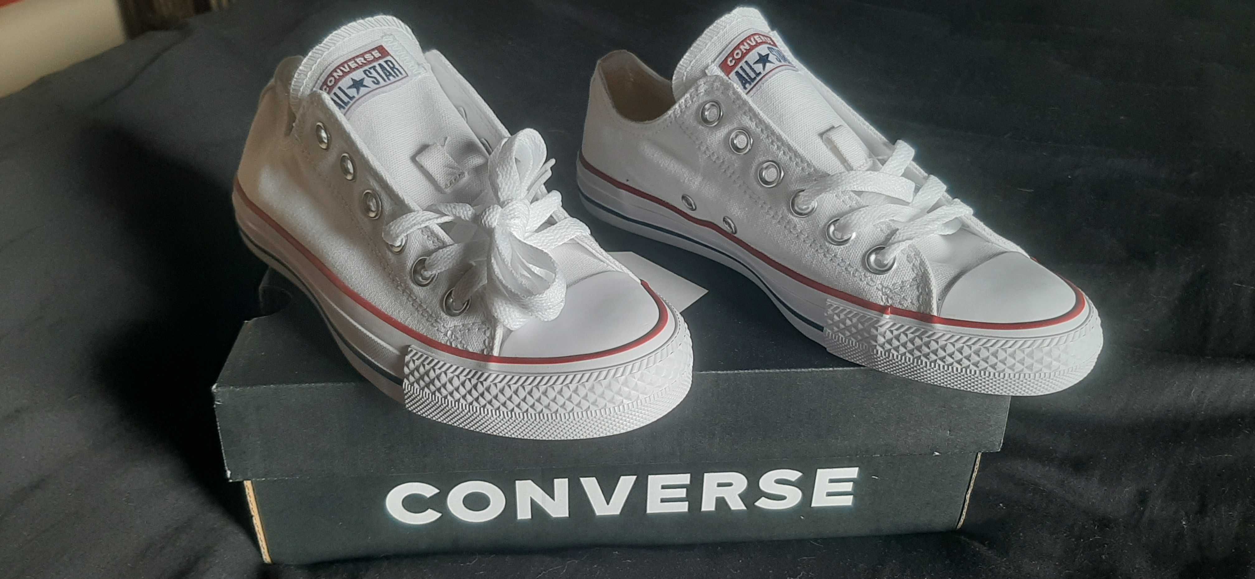 Converse białe r.38 NOWE