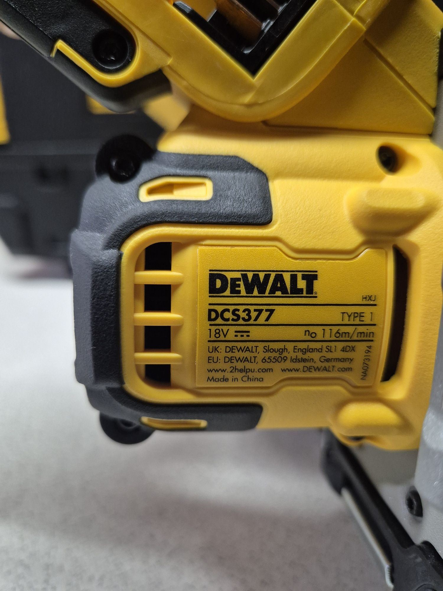 DeWalt Pilarka Taśmowa Brzeszczot Aku. Nówka!