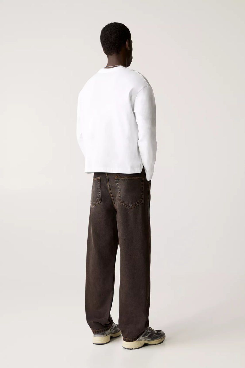 Джинси широкі pull&bear