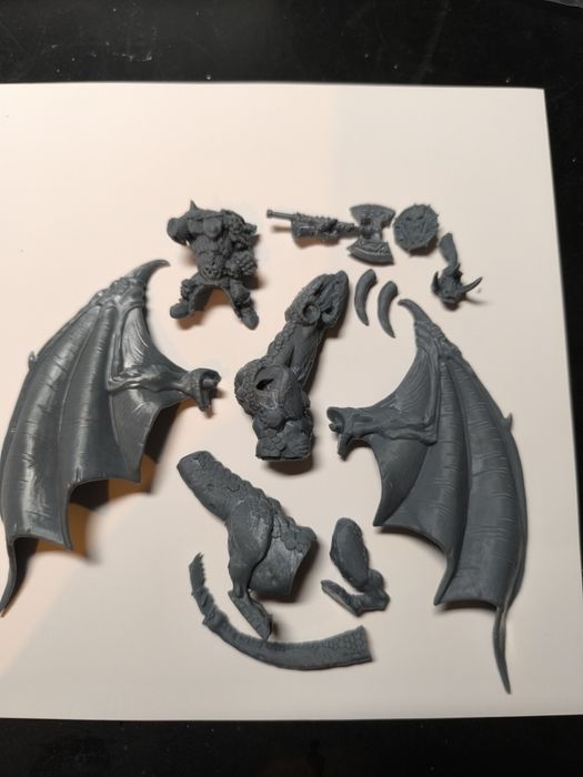 Orc wyvern - Wywerna ork boss jak Warhammer