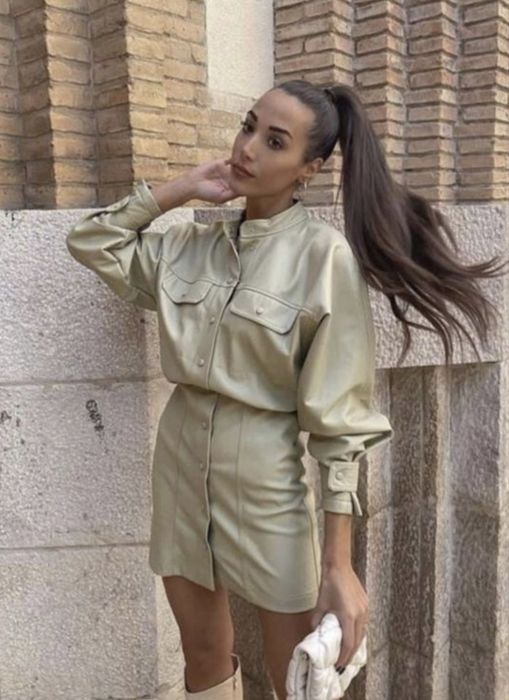 Сукня Zara еко-шкіра